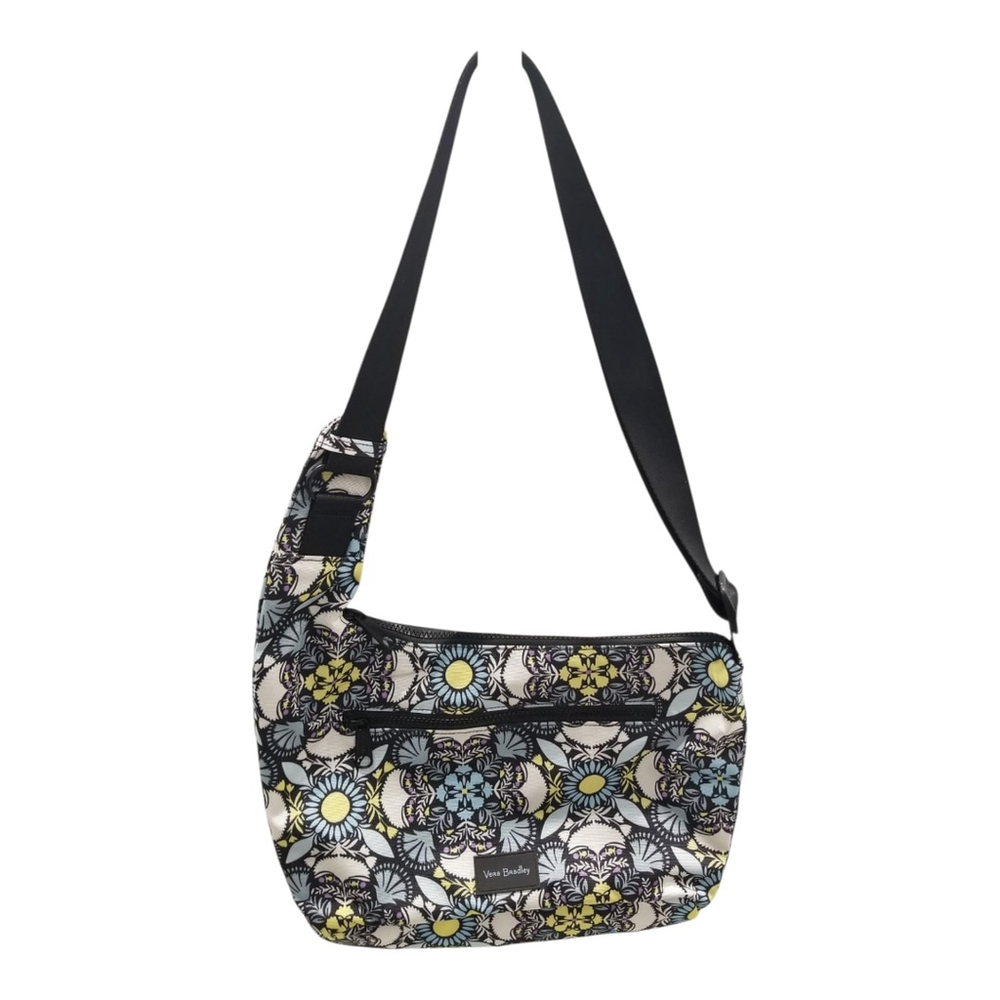 Vera Bradley Recycled Lighten Up Reactive Crossbody Sling Bag Plaza Medallion